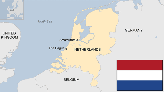 Netherlands map